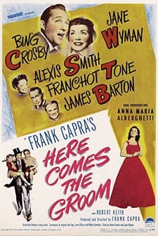 Here Comes The Groom (1951) afişi