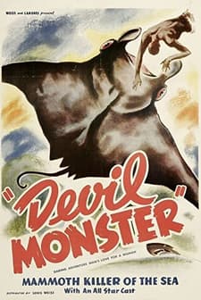 Devil Monster (1946) afişi