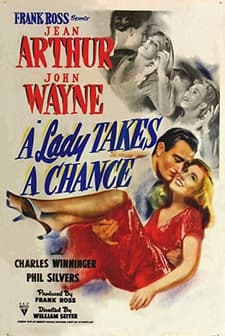 A Lady Takes A Chance (1943) afişi