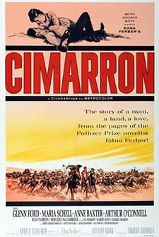 Cimarron (1960) afişi
