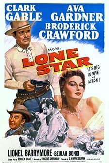 Lone Star (1952) afişi