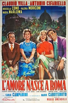 L'amore Nasce A Roma (1958) afişi