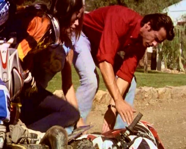 Motorsikletli çocuklar Fotoğrafı