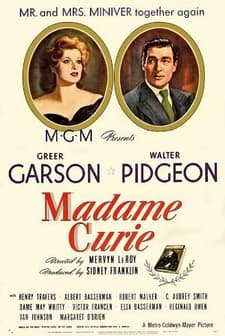 Madame Curie (1943) afişi