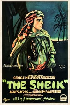 The Sheik (1921) afişi