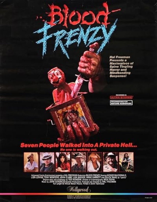 Blood Frenzy (1987) afişi