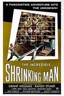 Kendi Kendine Küçülen Adam (1957) afişi