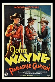 Cennet Kanyonu (1935) afişi