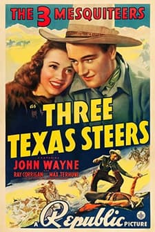 Three Texas Steers (1939) afişi