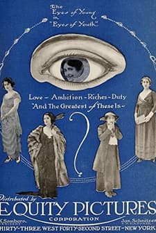 Genç Adamın Gözleri (1919) afişi