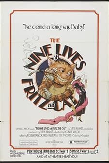 The Nine Lives of Fritz the Cat (1974) afişi