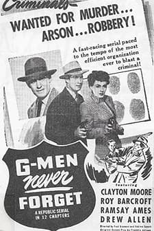G-men Never Forget (1948) afişi