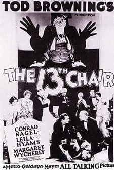 The Thirteenth Chair (1929) afişi