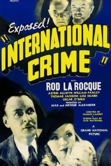 International Crime (1938) afişi