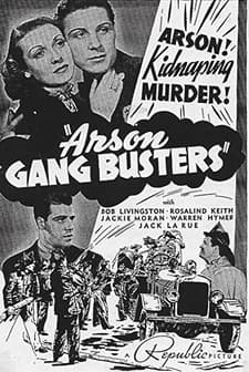 Arson Gang Busters (1938) afişi