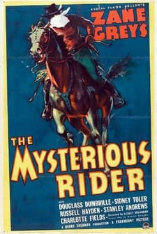 The Mysterious Rider (1938) afişi