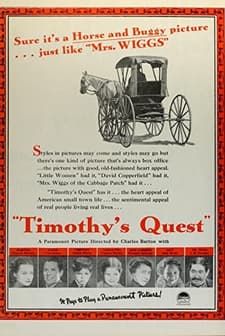 Timothy's Quest (1936) afişi
