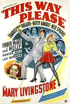 This Way Please (1937) afişi