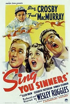 Sing You Sinners (1938) afişi