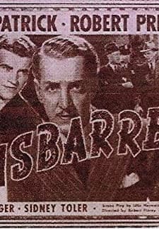 Disbarred (1939) afişi