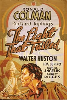 The Light That Failed (1939) afişi