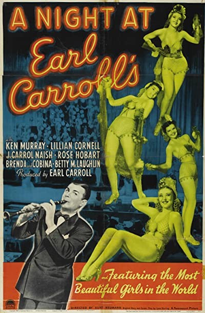 A Night At Earl Carroll's (1940) afişi