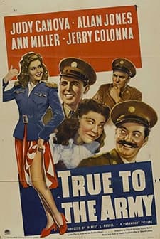 True To The Army (1942) afişi