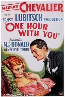 One Hour With You (1932) afişi
