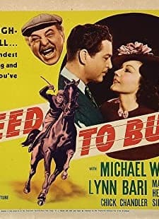 Speed To Burn (1938) afişi