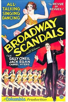 Broadway Scandals (1929) afişi
