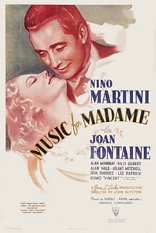 Music For Madame (1937) afişi