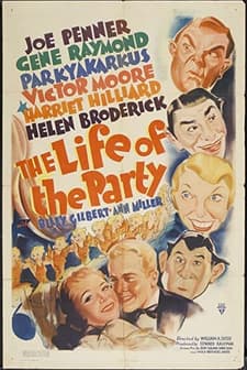 The Life Of The Party (1937) afişi
