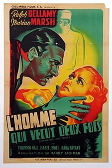 The Man Who Lived Twice (1936) afişi