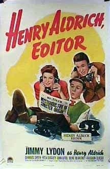 Henry Aldrich, Editor (1942) afişi