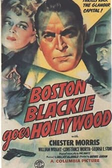 Boston Blackie Hollywood'a Gidiyor (1942) afişi