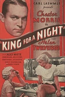 Bir Gece için Kral (1933) afişi