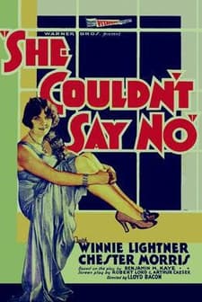 She Couldn't Say No (1930) afişi