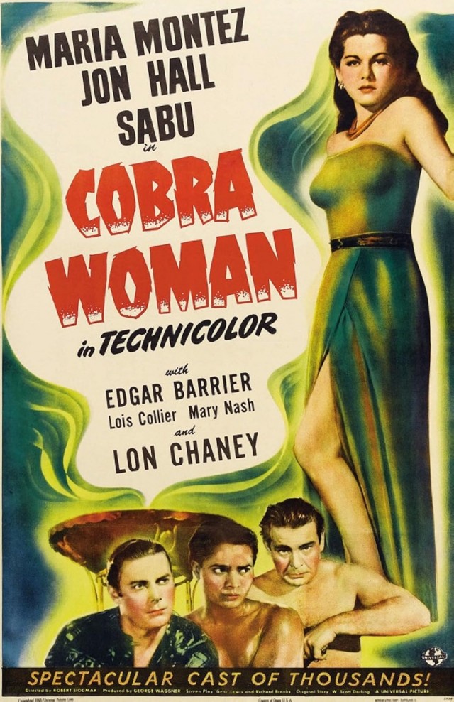 Cobra Woman (1944) afişi