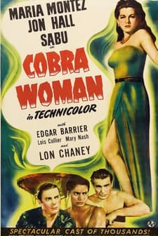 Cobra Woman (1944) afişi