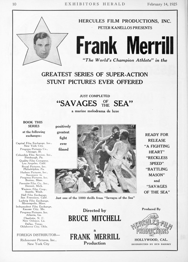 Denizdeki Lağım (1925) afişi