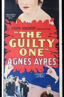 Bir Suçlu (1924) afişi