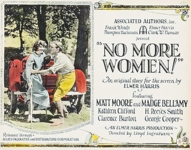 Daha Fazla Kadın Yok (1924) afişi