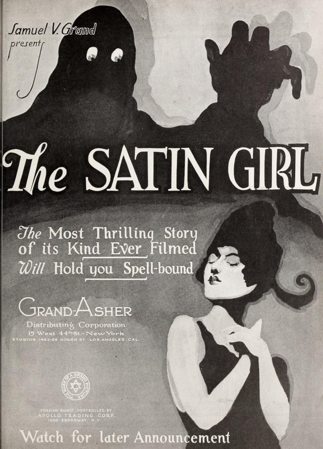 The Satin Girl (1923) afişi