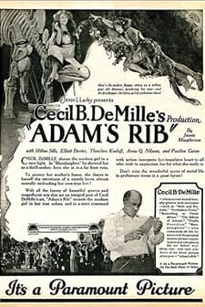 Adam's Rib (1923) afişi