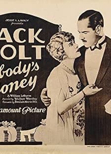 Nobody's Money (1923) afişi