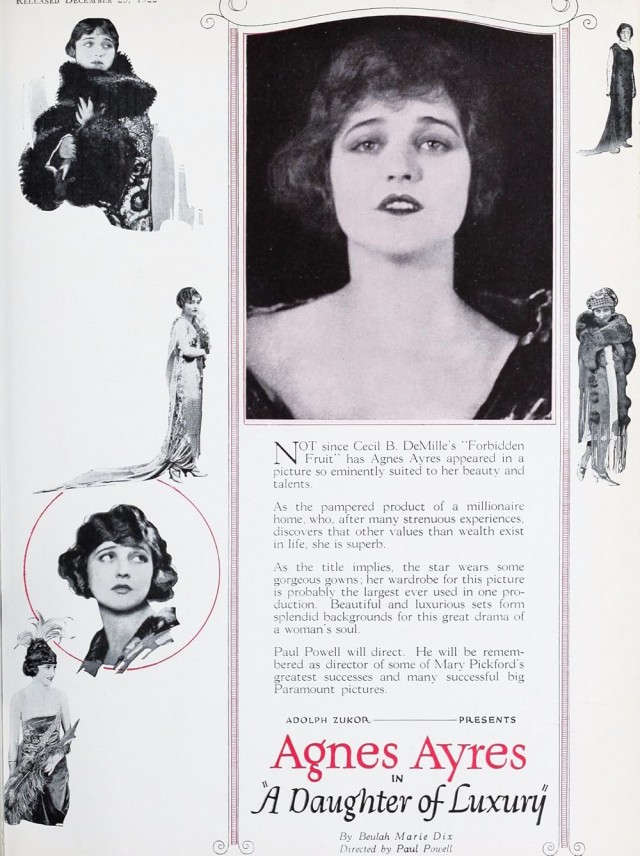A Daughter Of Luxury (1922) afişi