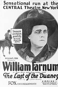 The Last Of The Duanes (1919) afişi
