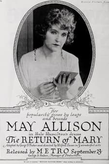 Mary'nin Dönüşü (1918) afişi