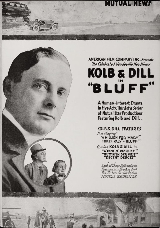 Bluff (1916) afişi