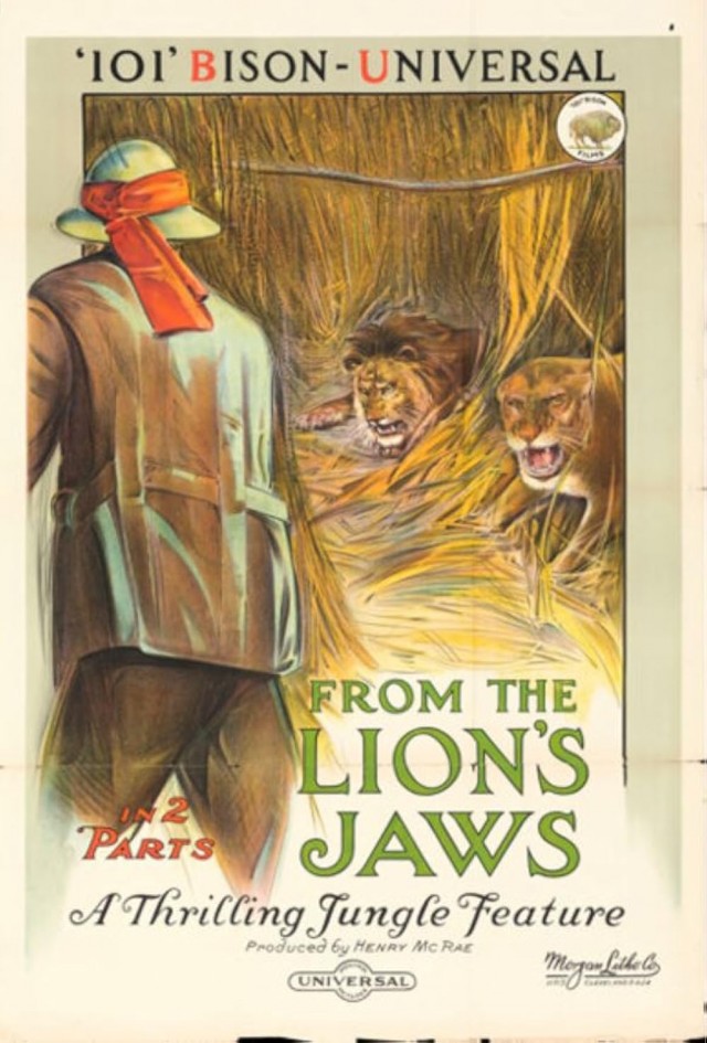 From The Lion's Jaws (1914) afişi